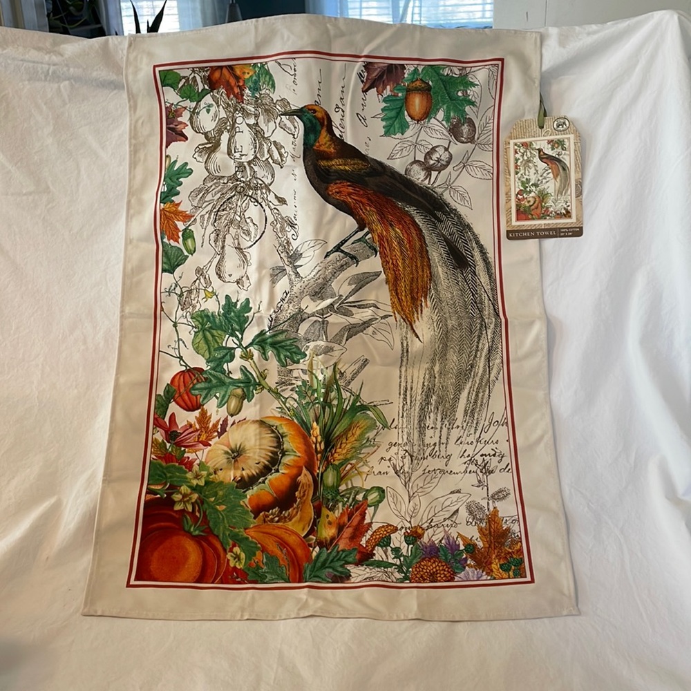 Michel Design Works Autumn Harvest Kitchen Towel